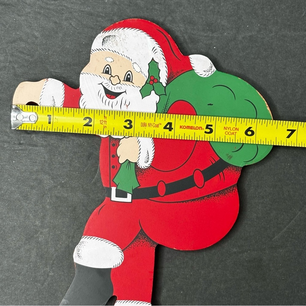 Vtg Santa Christmas Hangable Ornament Ladder Climber 9” - Picture 9 of 11